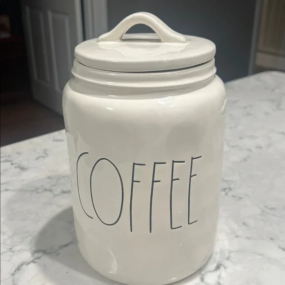 Rae Dunn Artisan Collection White Canister - Picture 1 of 6